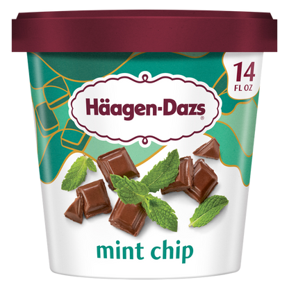 Häagen-Dazs Mint Chip Ice Cream, 14 Oz.
