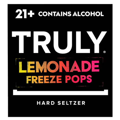 TRULY Hard Seltzer Lemonade Iced Pops 12pk 100ml Sleeve 5.0% ABV