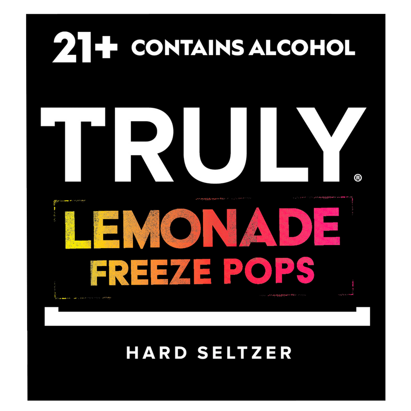 TRULY Hard Seltzer Lemonade Iced Pops 12pk 100ml Sleeve 5.0% ABV