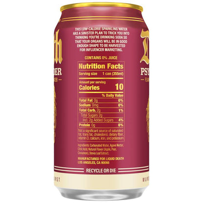 Liquid Death Psycho Cider Sparkling Water 6pk 12oz Can