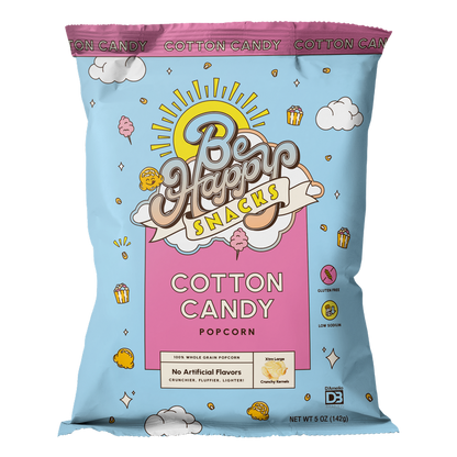 Be Happy Popcorn Cotton Candy 5oz
