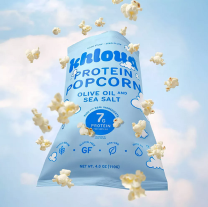 Khloud Protein Popcorn – Olive Oil and Sea Salt, 4oz - Khloud – BevMo!