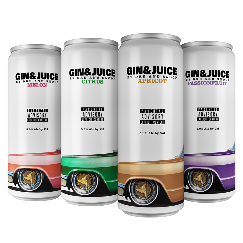 GIN & JUICE By Dre and Snoop Variety 8pk 12oz 5.9% ABV