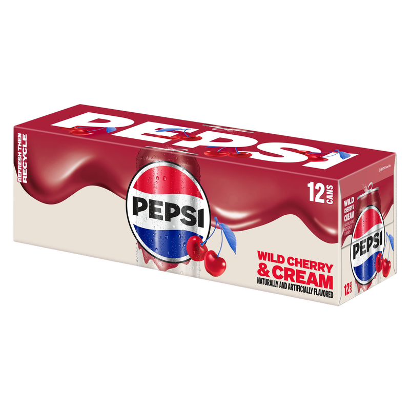 Pepsi Wild Cherries and Cream 12pk 12oz Can