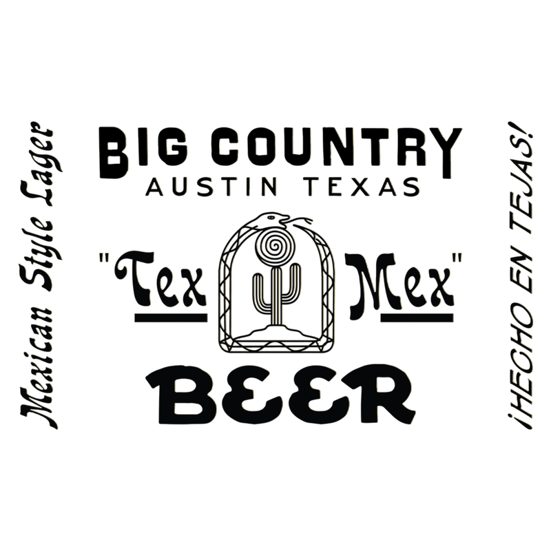 Big Country Organic Brewing Co. TexMex Lager 6pk 12oz Can 5.5% ABV