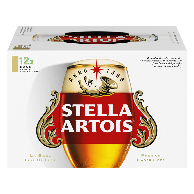 Stella Artois 12pk 12oz Cans 5.0% ABV