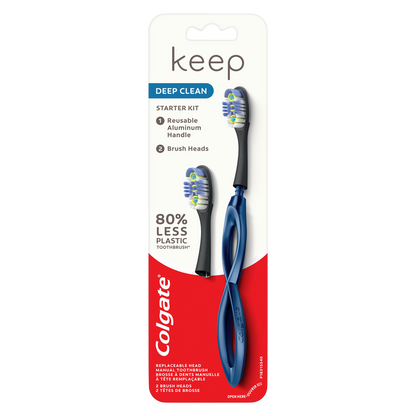 Colgate Keep Manual Toothbrush Deep Clean Starter Kit
