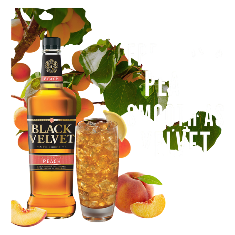 Black Velvet Peach 1.75L (75 Proof)