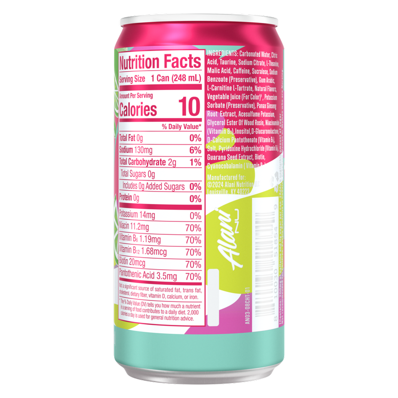Alani Energy Cherry Twist 4pk 8.4oz Can