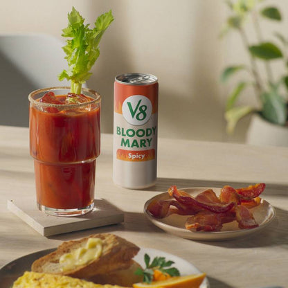 V8 Spicy Bloody Mary Mix 8oz 6pk Can