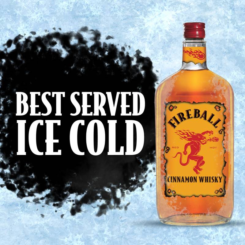 Fireball Hot Cinnamon Blended Whisky 750ml (66 proof)