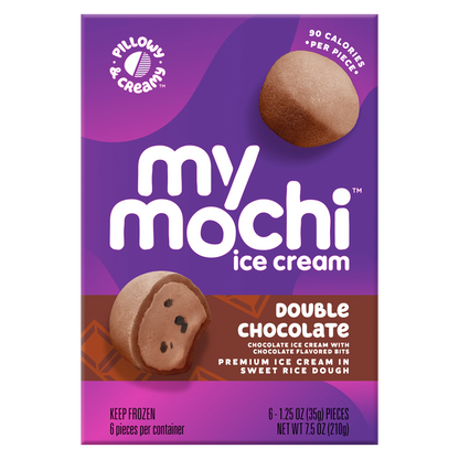 My/Mochi Ice Cream Double Chocolate 6ct - My/Mochi Ice Cream – BevMo!