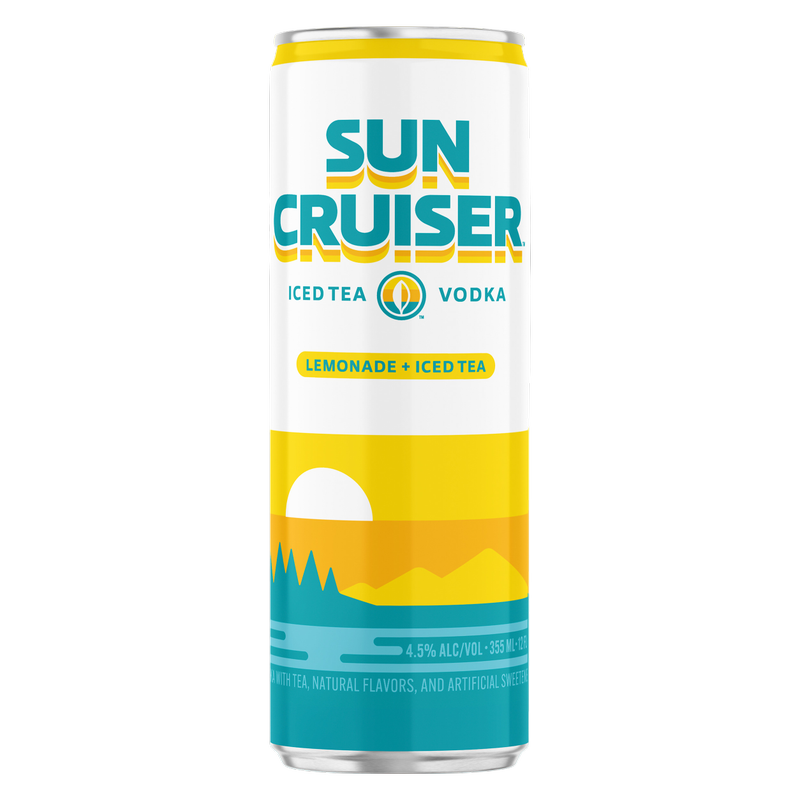 vodkaページ Sun Cruiser Lemonade + Iced Tea Vodka 4pk 12oz Can 4.5% ABV