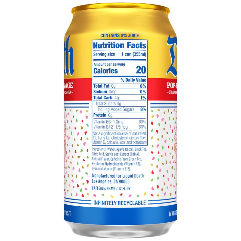 Liquid Death Iced Tea Pop-Tarts™ Carnage 6pk 12oz Can