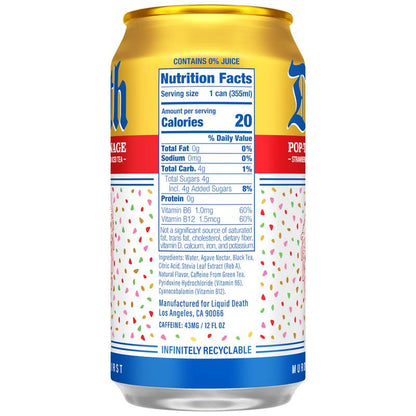 Liquid Death Iced Tea Pop-Tarts™ Carnage 6pk 12oz Can