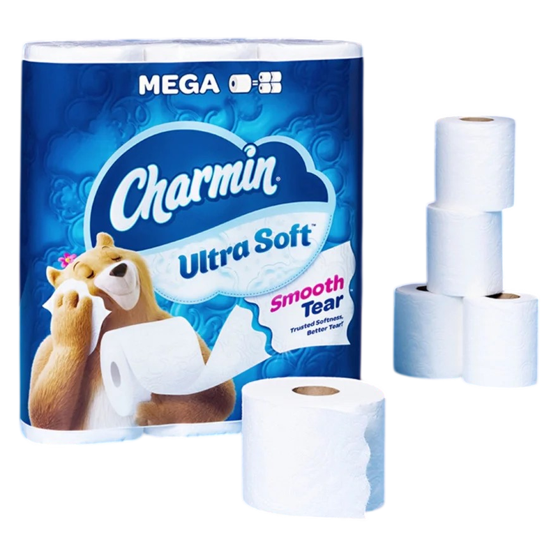 Charmin 24 Mega Rolls, Toilet Paper Ultra Soft
