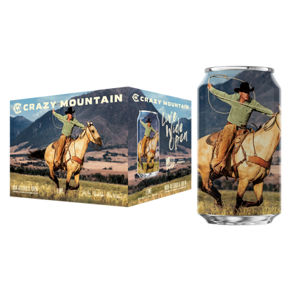 Crazy Mountain Lime Lager Non Alcoholic 6pk 12oz Can 0.5% ABV