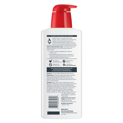 Eucerin Advanced Repair Body Lotion Unscented 16.9oz
