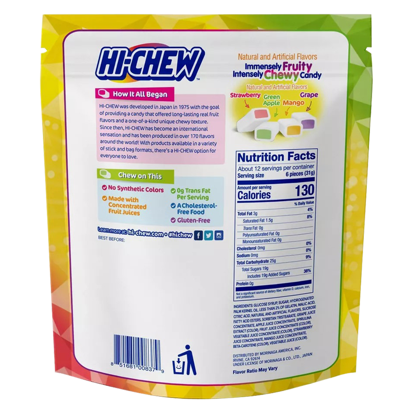 Hi-Chew Assorted Fruit Chews 12.7oz