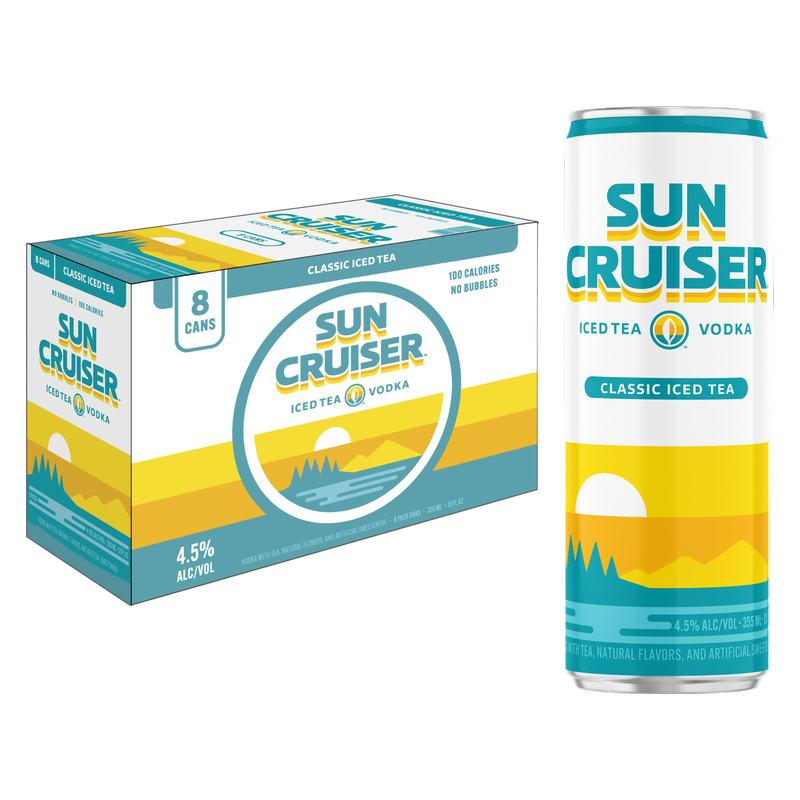 Sun Cruiser Iced Tea Vodka 8pk 12oz Can 4.5% ABV