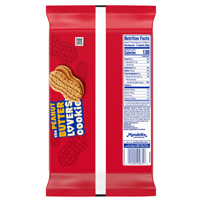 Nutter Butter Peanut Butter Sandwich Cookies 16oz