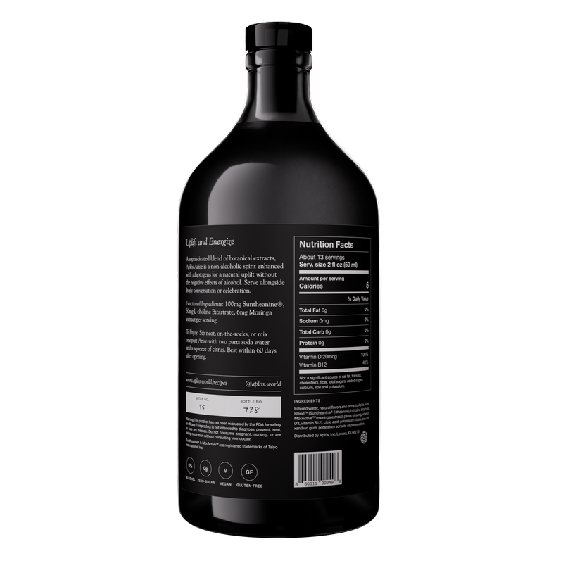 Aplós Arise Functional Non-Alcoholic Spirit 750ml