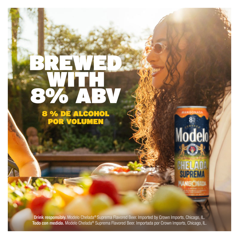 Modelo Chelada Suprema Mangonada 24oz Can 8% ABV