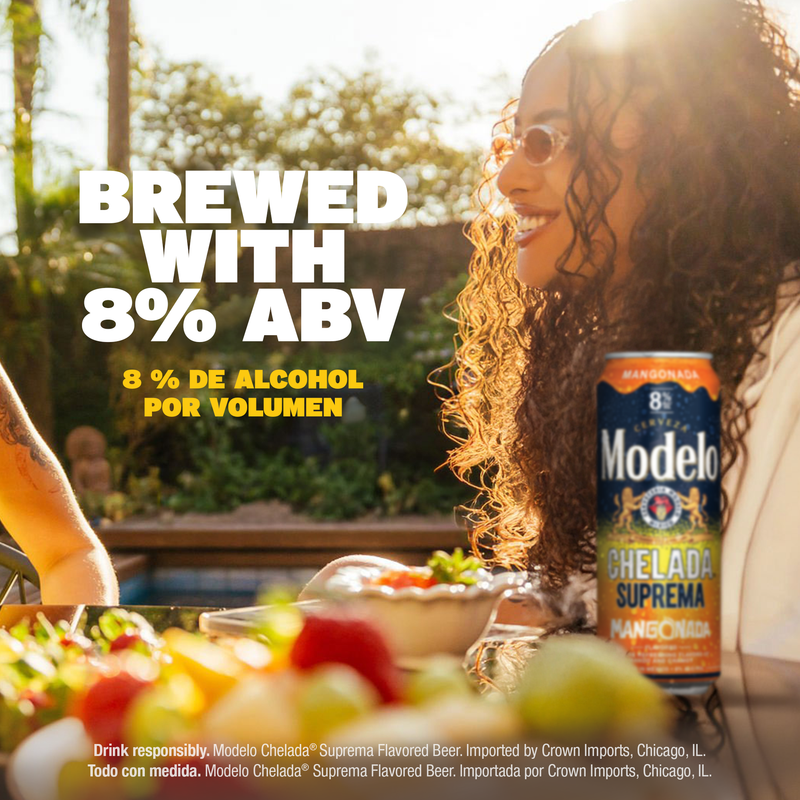 Modelo Chelada Suprema Mangonada 24oz Can 8% ABV