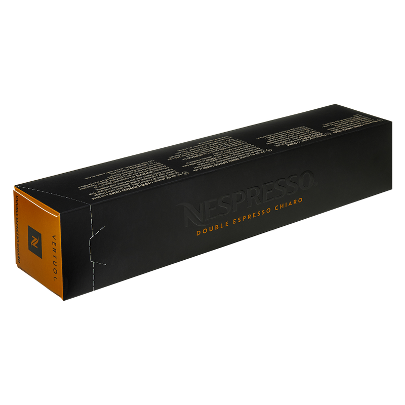 Nespresso Vertuo Double Espresso Chiaro Capsules 10ct 2.7oz