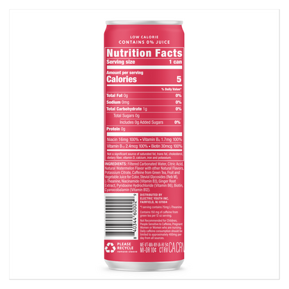 Gorgie Watermelon Splash Energy Drink 12oz Can