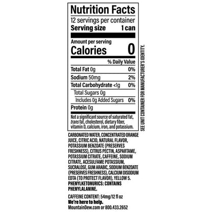 Diet Mountain Dew 12pk 12oz Can