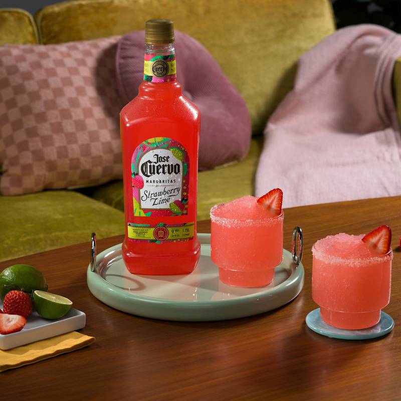 Jose Cuervo Authentic Margarita Strawberry Lime Ready to Drink