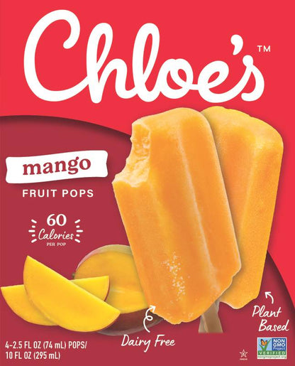 Chloe's Mango Fruit Pops 4ct