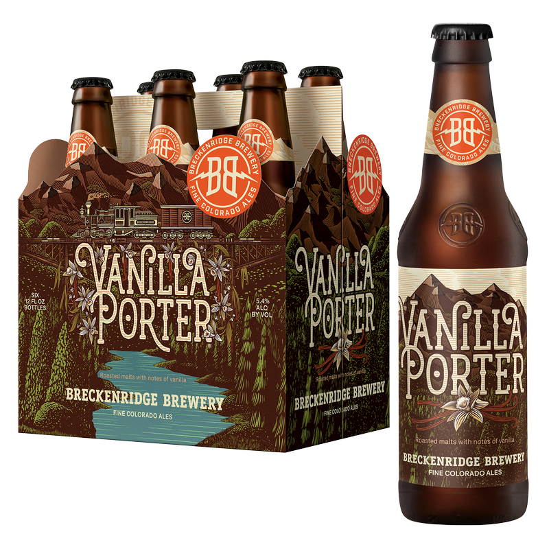 Breckenridge Vanilla Porter 6pk 12oz Btl 5.0% ABV