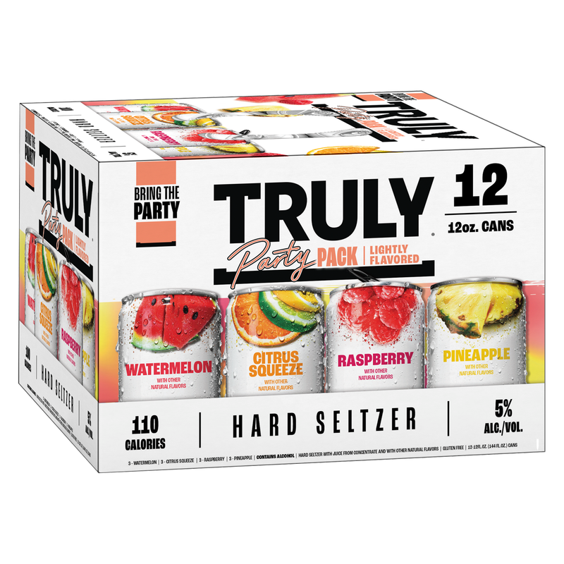 Truly Hard Seltzer Party Pack 12pk 12oz Can 5.0% ABV