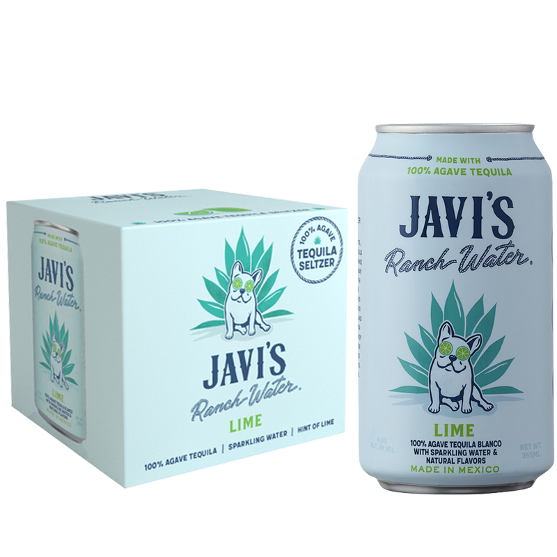 Javi's Ranchwater Lime Tequila Seltzer 4pk 355ml Can 4.5% ABV