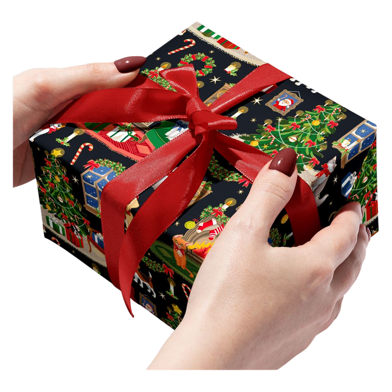 Home For The Holidays Jumbo Roll Wrapping Paper