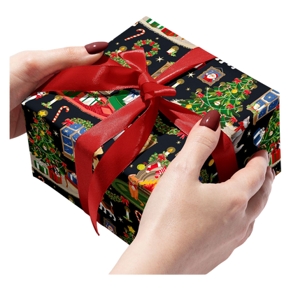 Home For The Holidays Jumbo Roll Wrapping Paper