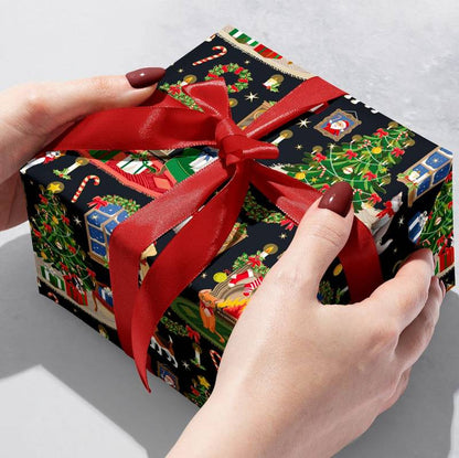 Home For The Holidays Jumbo Roll Wrapping Paper