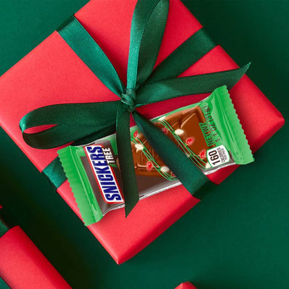 SNICKERS Trees Christmas Milk Chocolate Holiday Candy Bar, 1.1 oz