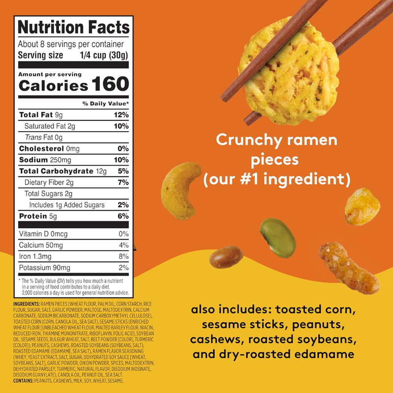 Snak Club Ramen Snack Mix, 3.5 oz
