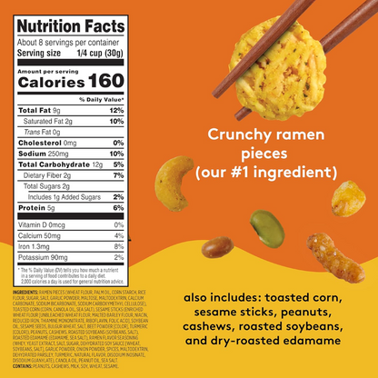 Snak Club Ramen Snack Mix, 3.5 oz
