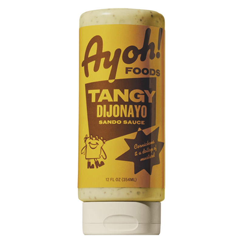 Ayoh! Tangy Dijonayo Mayo Sando Sauce, 12oz. By Molly Baz
