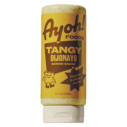 Ayoh! Tangy Dijonayo Mayo Sando Sauce, 12oz. By Molly Baz