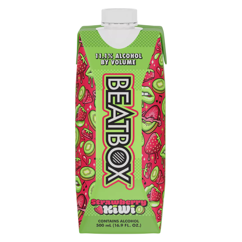 Beatbox Strawberry Kiwi 500ml 11.1% ABV Wine Party Punch