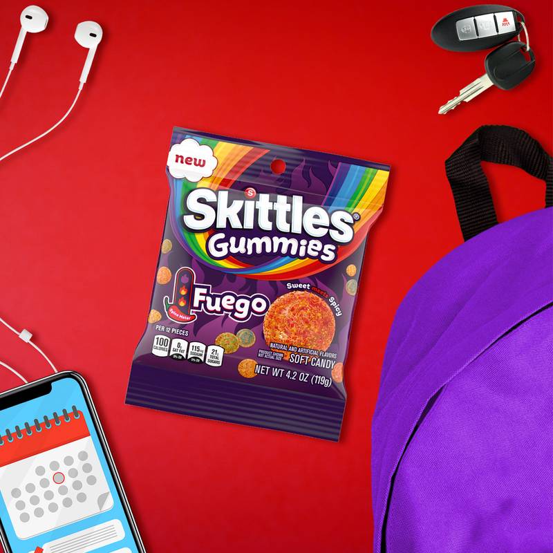 Skittles Gummies Fuego Sample 4.2oz