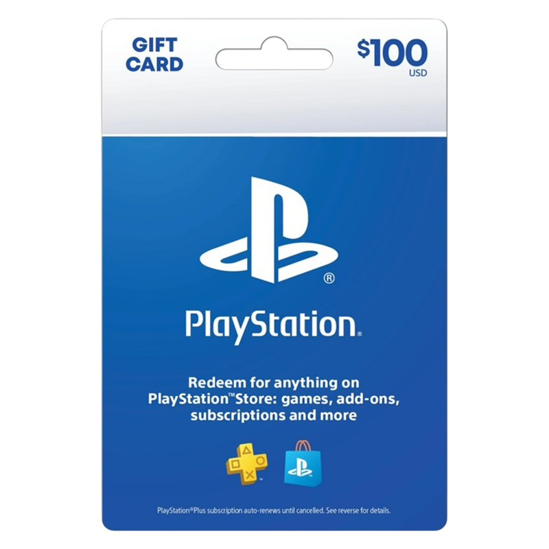 Sony Playstation $100 Gift Card