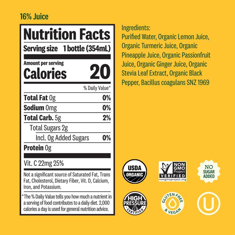 Suja Organic Turmeric Love 12oz