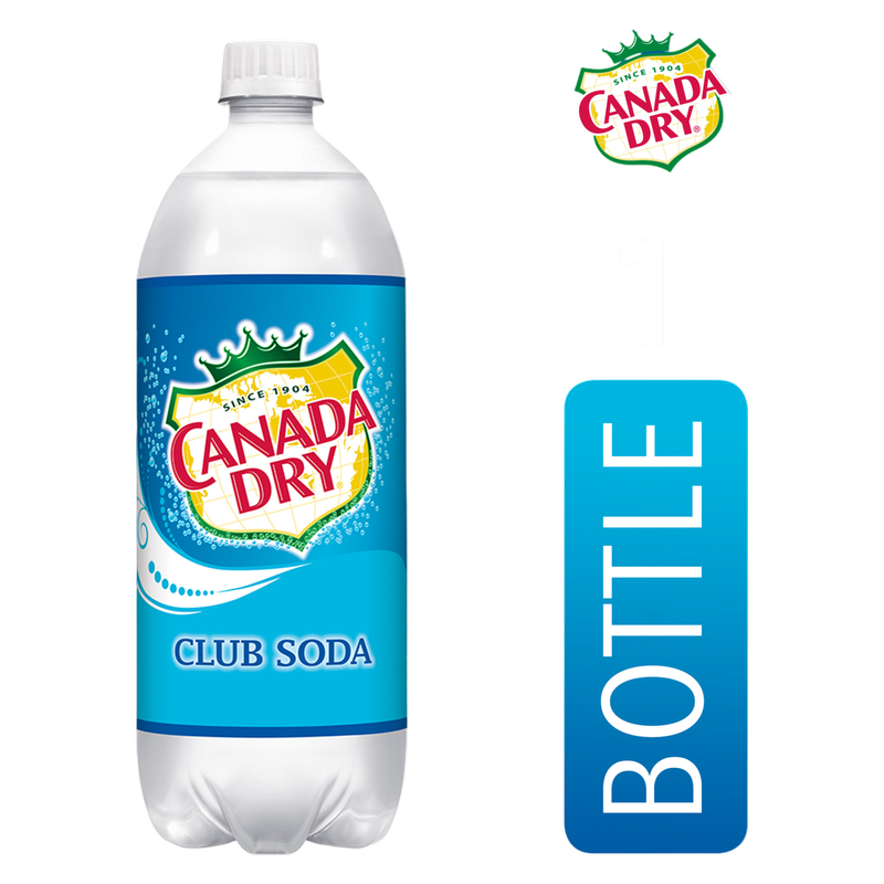 Canada Dry Club Soda 1L Btl