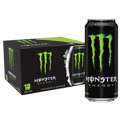 Monster Energy 12pk 16oz Can -XL